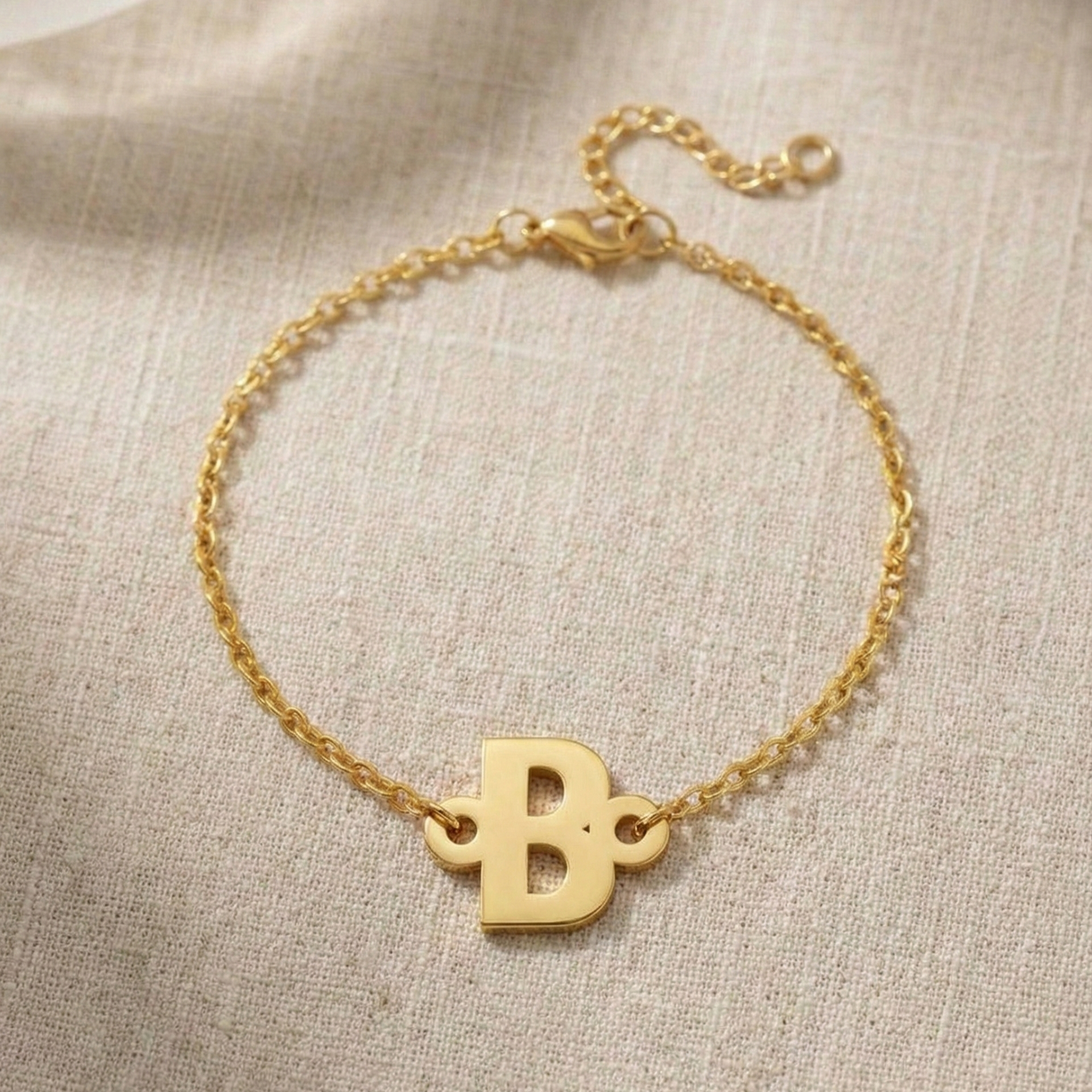 Minimal Letter Bracelet