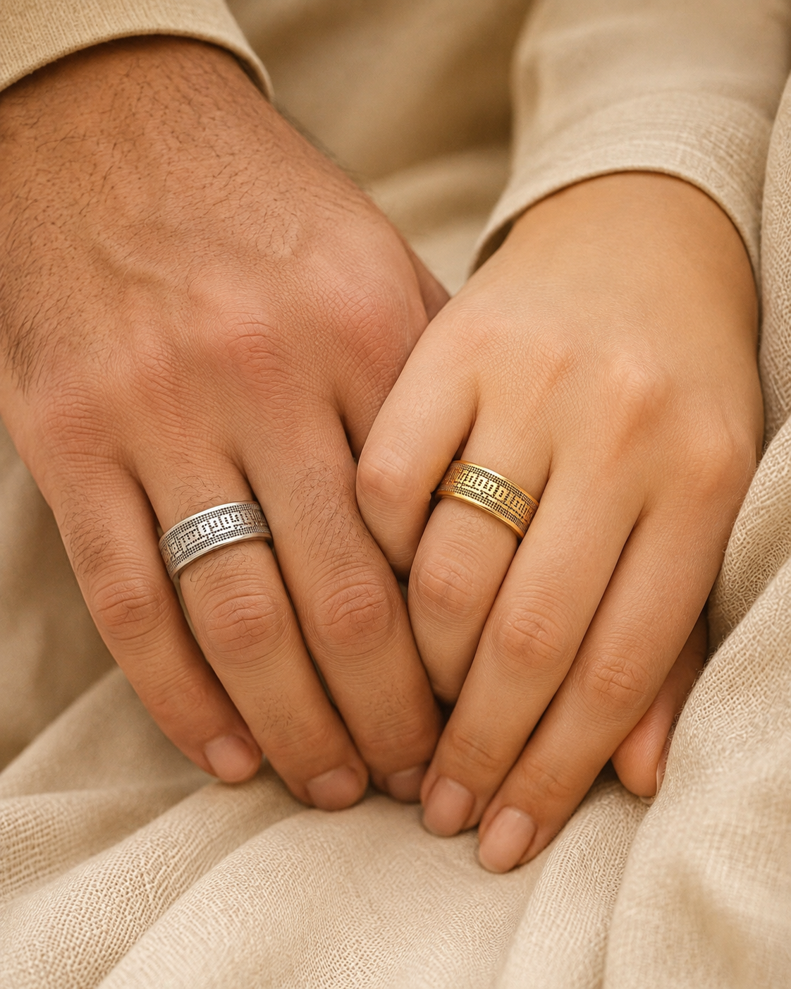 Couple Rings فلا أرى إلاّك