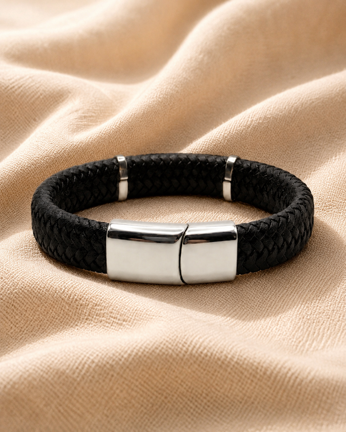 Leather Bracelet ونحن أقرب إليه من حبل الوريد