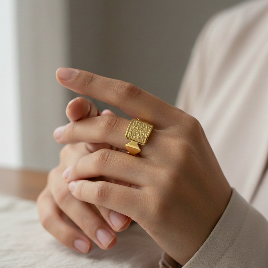 Signature Arabic Ring